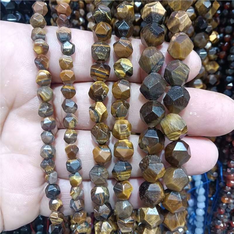 Prirodni nefrit, fasetirane perle dijamantnim rezom, labave perle za DIY nakit, perle za narukvicu, poluproizvodi