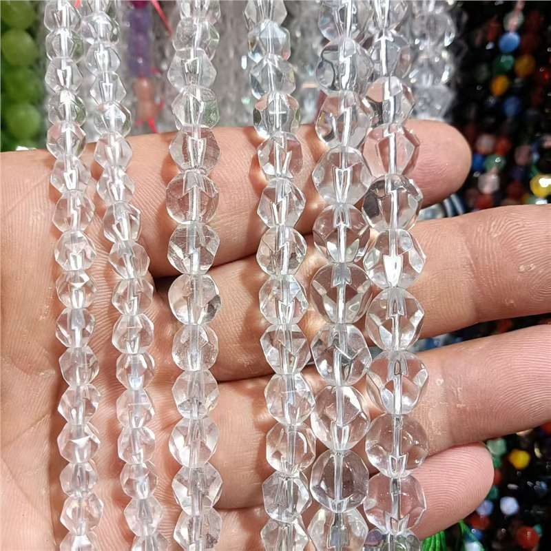 Prirodni nefrit, fasetirane perle dijamantnim rezom, labave perle za DIY nakit, perle za narukvicu, poluproizvodi