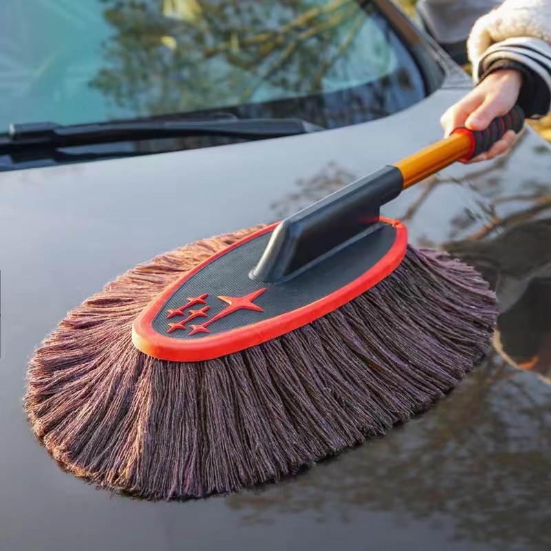 Jade Butterfly 100% pamuk mop za pranje automobila s izvučnom četkom za uklanjanje prašine i čišćenje