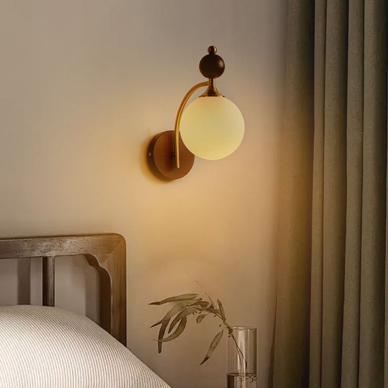 Nova zidna lampa u novom kineskom stilu s minimalističkim dizajnom srednjeg doba, za spavaću sobu i dnevni boravak, vintage američkog stila, vrlo svijetla