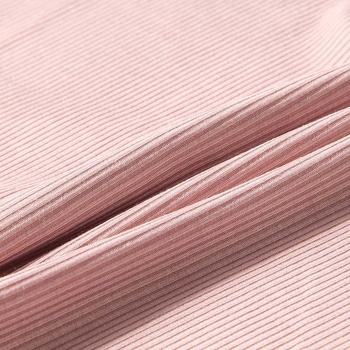 Plus-size ženske gaćice od žebrastog pamuka, prozračne, jednobojne, osnovno izdanje, model 708