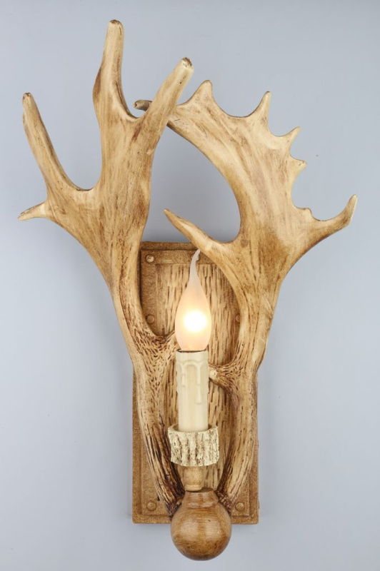 Zidna lampa s jelenjim rogom, američki retro stil, za dnevni boravak, blagovaonu i spavaću sobu, nordijski dekor za planinsku kućicu