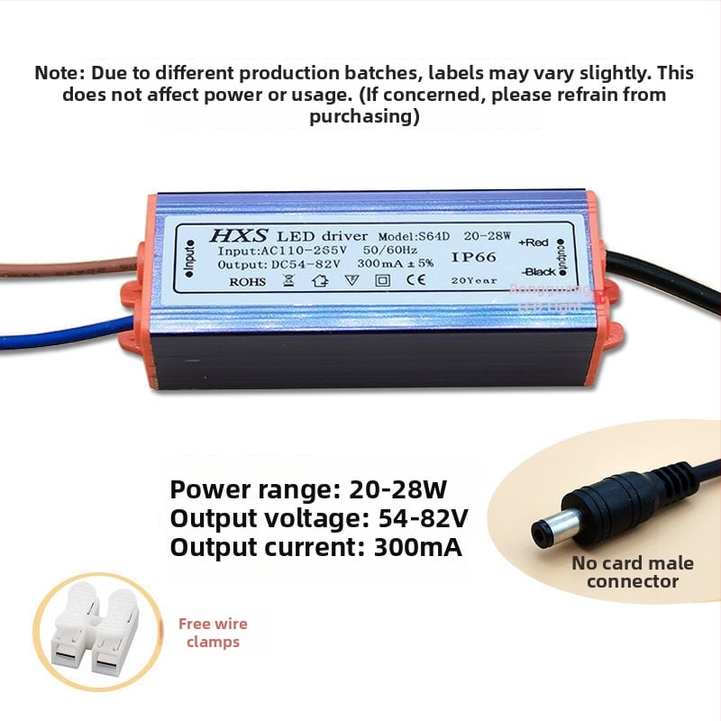 Integrovaný stropný LED balast a ovládač pre ploché LED panely, zdroj s konštantným prúdom a usmerňovač transformátora, 10W–16W