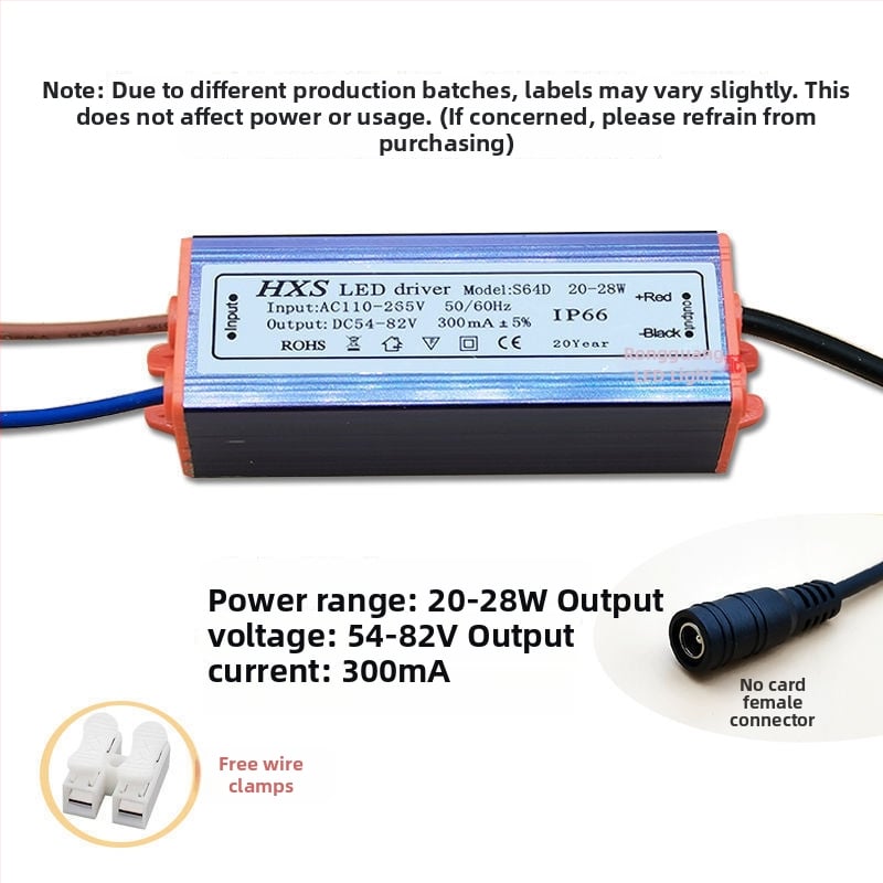 Integrovaný stropný LED balast a ovládač pre ploché LED panely, zdroj s konštantným prúdom a usmerňovač transformátora, 10W–16W