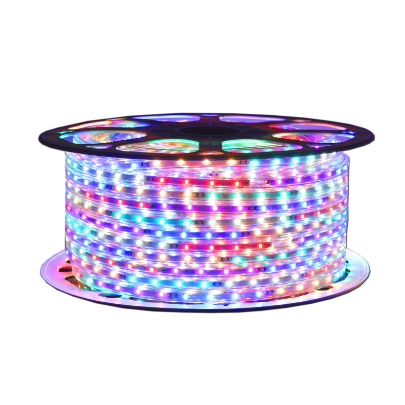 LED traka za vitrine s efektom tekuće vode, dijagonalno pomicanje natpisa, osvjetljenje vitrine, RGB 16 boja, daljinsko upravljanje, marquee efekt