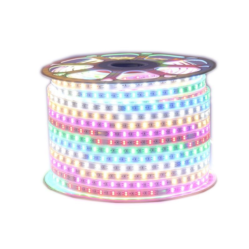 LED traka za vitrine s efektom tekuće vode, dijagonalno pomicanje natpisa, osvjetljenje vitrine, RGB 16 boja, daljinsko upravljanje, marquee efekt