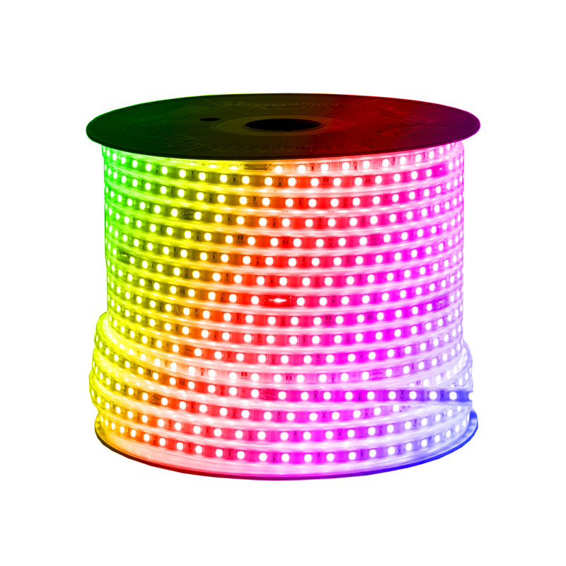 LED traka za vitrine s efektom tekuće vode, dijagonalno pomicanje natpisa, osvjetljenje vitrine, RGB 16 boja, daljinsko upravljanje, marquee efekt