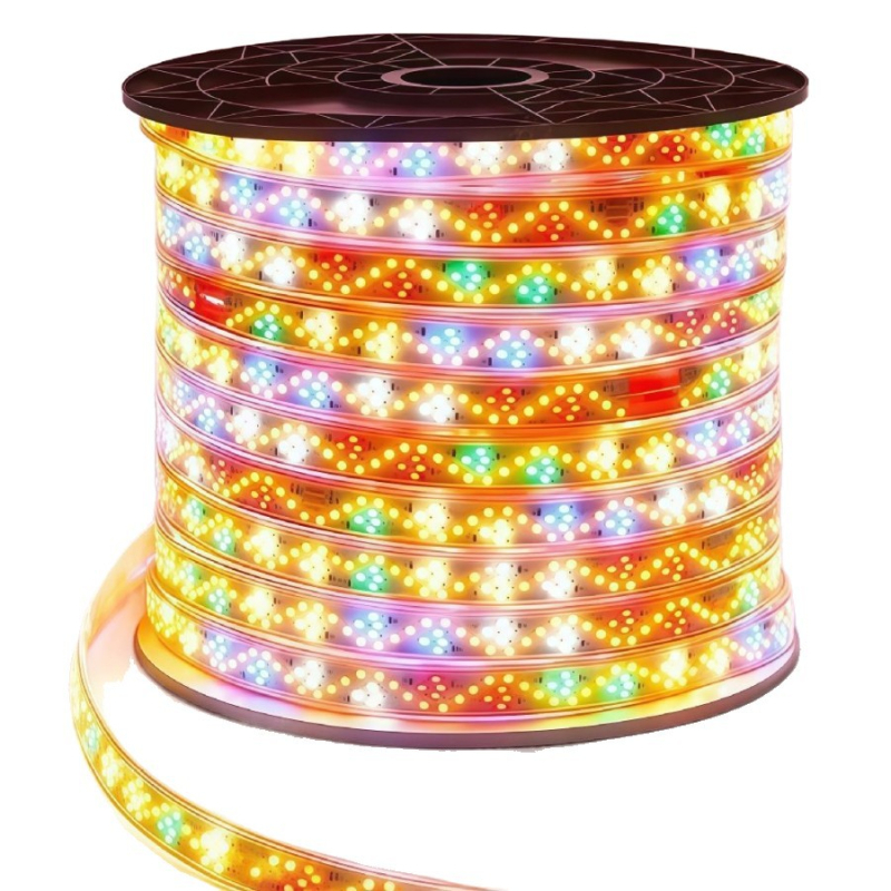 LED traka Dragon 220V, višebojna atmosfera, vanjska vodootporna, ultra jaka, daljinsko upravljanje