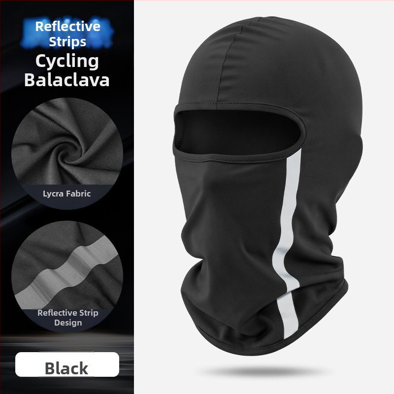 Unisex nákrčník na motocykel s rýchloschnúcim materiálom, UV ochrana a reflexná páska