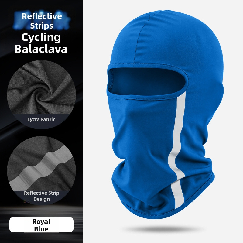 Unisex nákrčník na motocykel s rýchloschnúcim materiálom, UV ochrana a reflexná páska