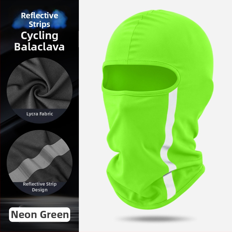 Unisex nákrčník na motocykel s rýchloschnúcim materiálom, UV ochrana a reflexná páska
