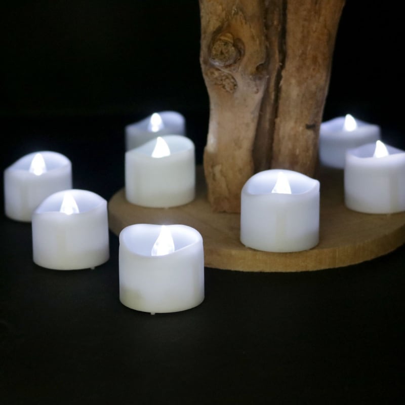 12 kom LED tea light svijeća s daljinskim upravljanjem i tajmerom za zabave