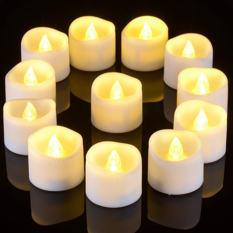 12 kom LED tea light svijeća s daljinskim upravljanjem i tajmerom za zabave