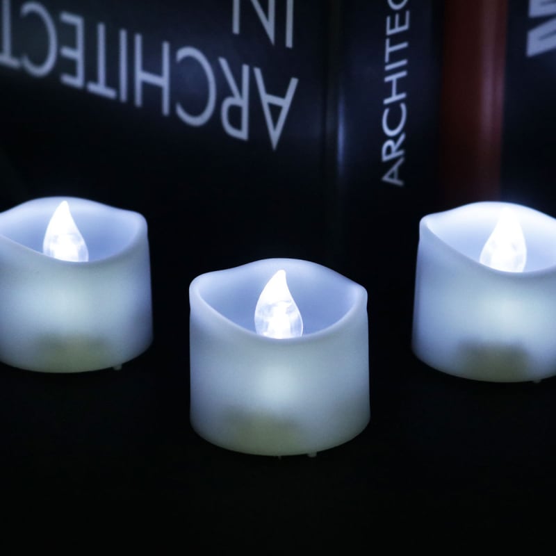 12 kom LED tea light svijeća s daljinskim upravljanjem i tajmerom za zabave