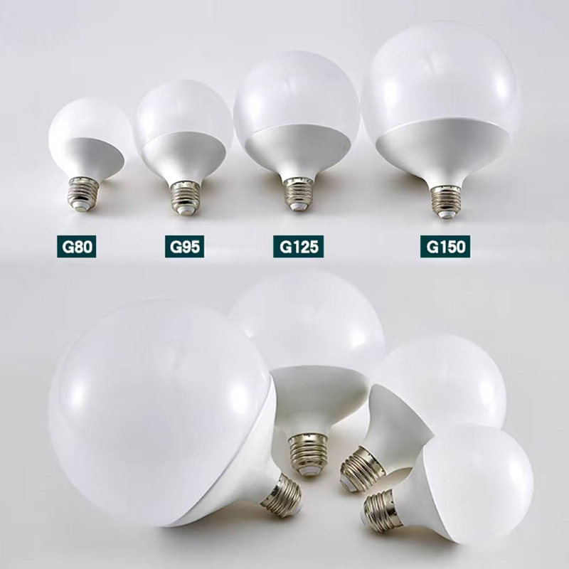 LED žarulja Dragon Ball, G80, tri boje svjetla, visoka svjetlina, štednja energije, zaštita očiju, E27 navoj, topla i prirodna svjetlost, okrugla kuglasta žarulja.