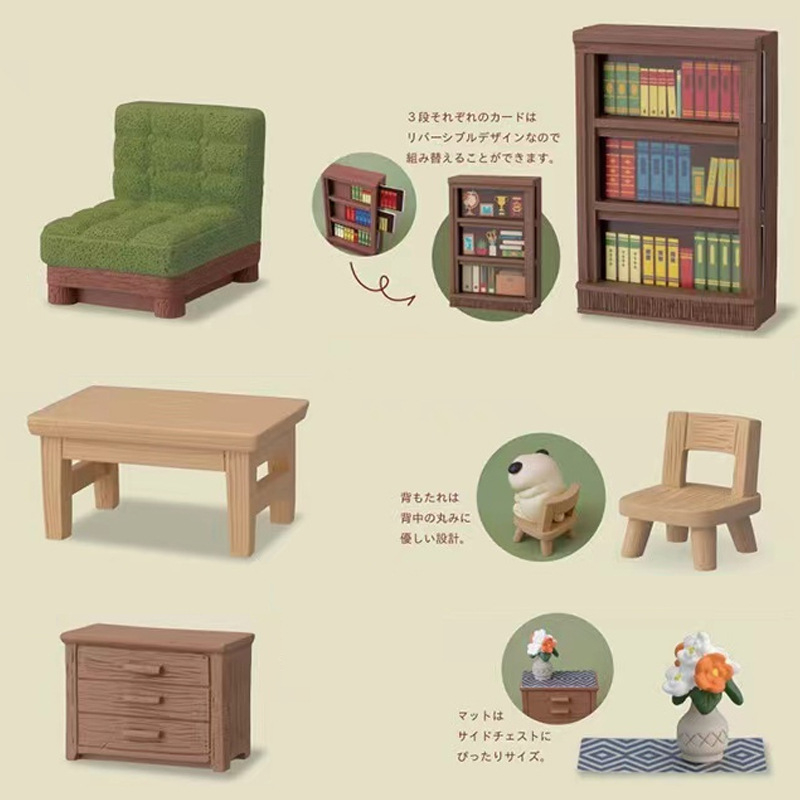 Japanski stil mačjih ukrasa od smole – kreativni trendovski dodaci za bonsai scenu uz stol i stolicu
