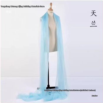 Hanfu klasický tanečný šál s sieťkou, dĺžka 4 m
