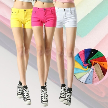 Pantaloni capri de vară pentru femei, stil coreean, culori candy, din bumbac, croi slim, mărime plus, talie medie, lungime 3/4
