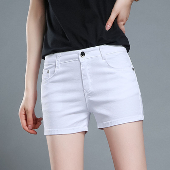 Pantaloni capri de vară pentru femei, stil coreean, culori candy, din bumbac, croi slim, mărime plus, talie medie, lungime 3/4