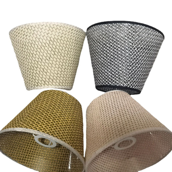 Europski stil pleteni papirnati abažur za stolnu lampu, E27