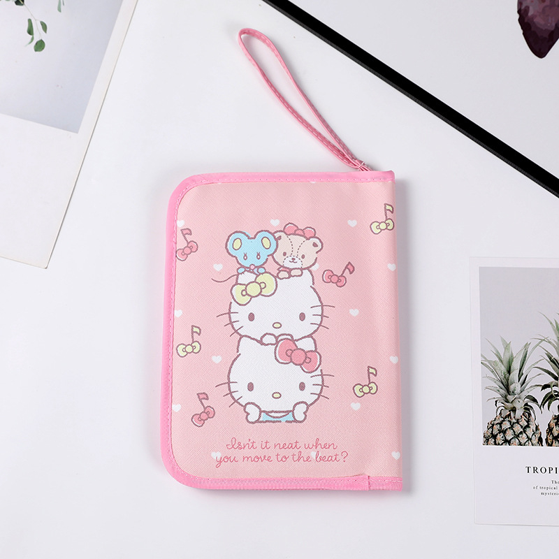 Чанта за документи и паспорт от серията Cute Cartoon Stacking, с отделение за карти и съхранение на детски медицински дневник и книга за ваксини