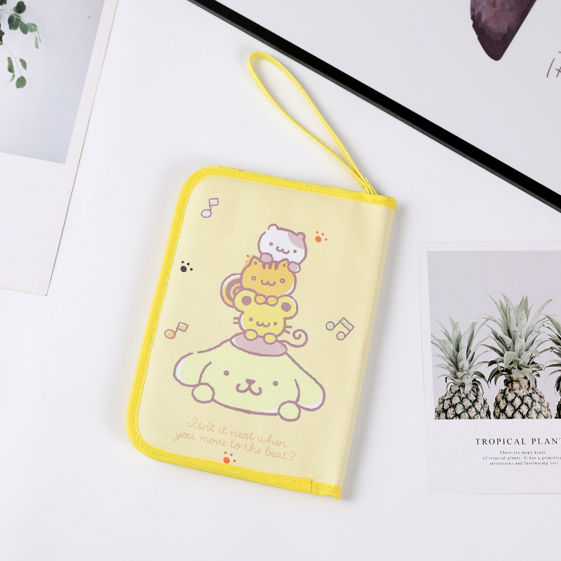 Чанта за документи и паспорт от серията Cute Cartoon Stacking, с отделение за карти и съхранение на детски медицински дневник и книга за ваксини
