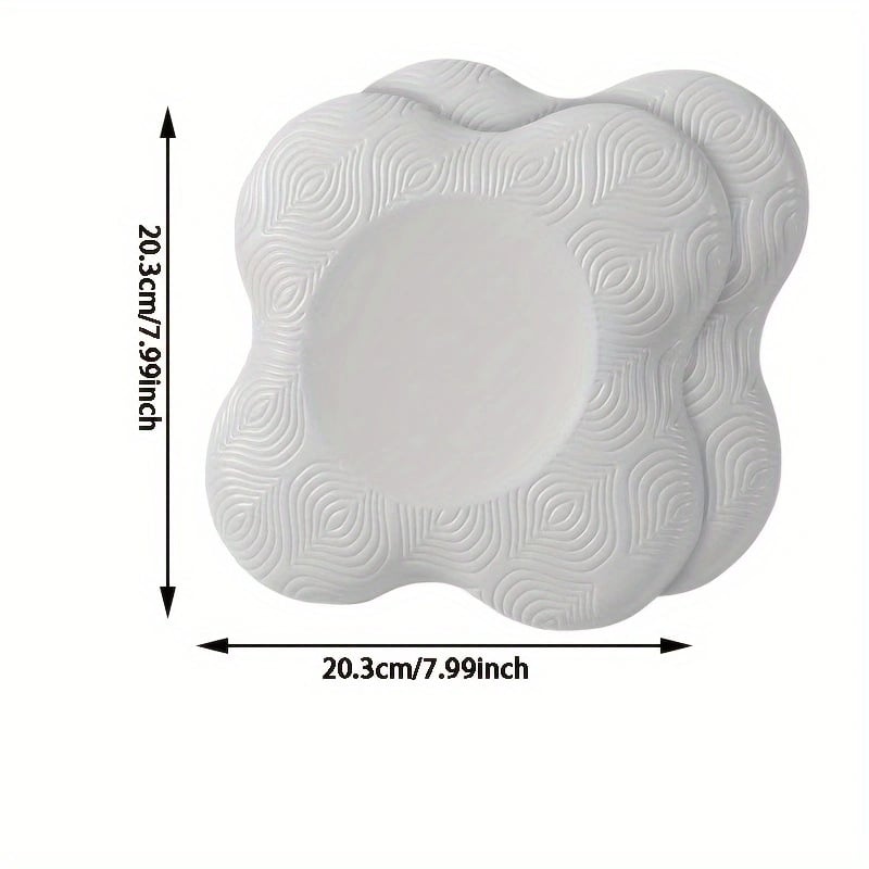 Yi Mingjin joga koljena jastuk, debeli protuklizni jastuk za zaštitu koljena i lakta, mekan trening mat, dimenzije 20.3 × 20.3 cm, debljina 20 mm