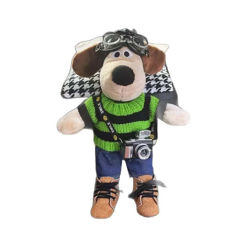 Autóba szánt papírzsepi tartó karfához csatlakoztatható, aranyos plüssbaba dekoráció a belső térhez.