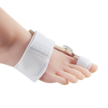 Corector unisex pentru hallux valgus și deviația degetului mare și a degetului mic, model Y236, secțiune subțire unică