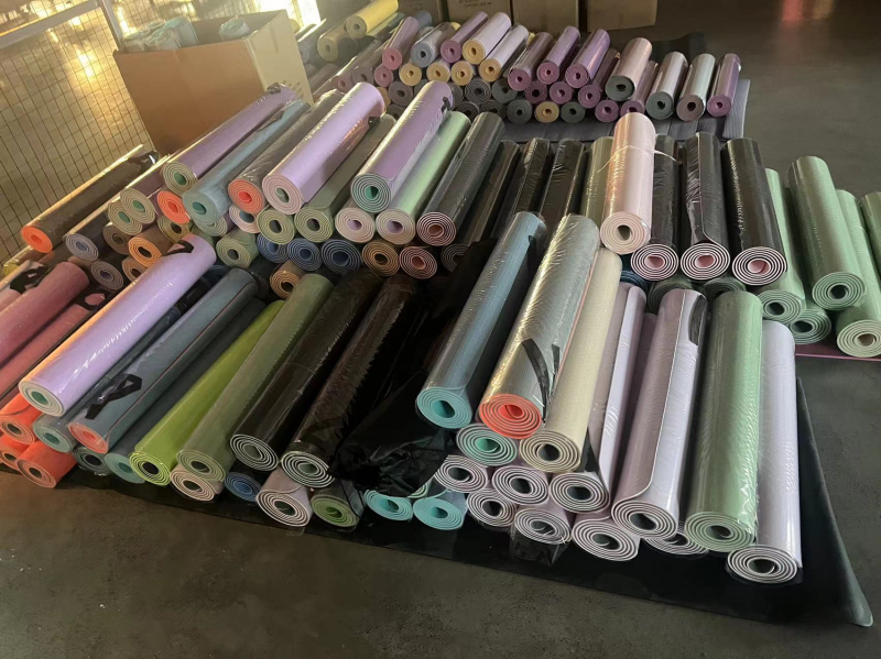 Joga prostirka 183 × 61 × 0,6 cm, protuklizna, debela i široka, za kućnu vježbu i ples, apsorpcija udara i zvučna izolacija, TPE materijal