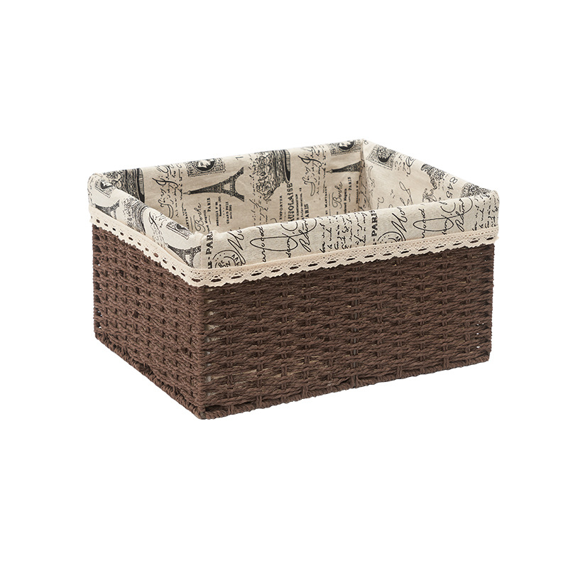 Pletene košarica za skladištenje od slame, za rublje i igračke, japanski stil, veličine: mala 30×20×15 cm; srednja 35×25×18 cm; velika 40×30×21 cm