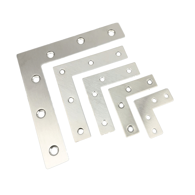 Colțare din oțel inoxidabil în formă L și T, conector pentru foi metalice, suport plat de fixare, versiune îngroșată