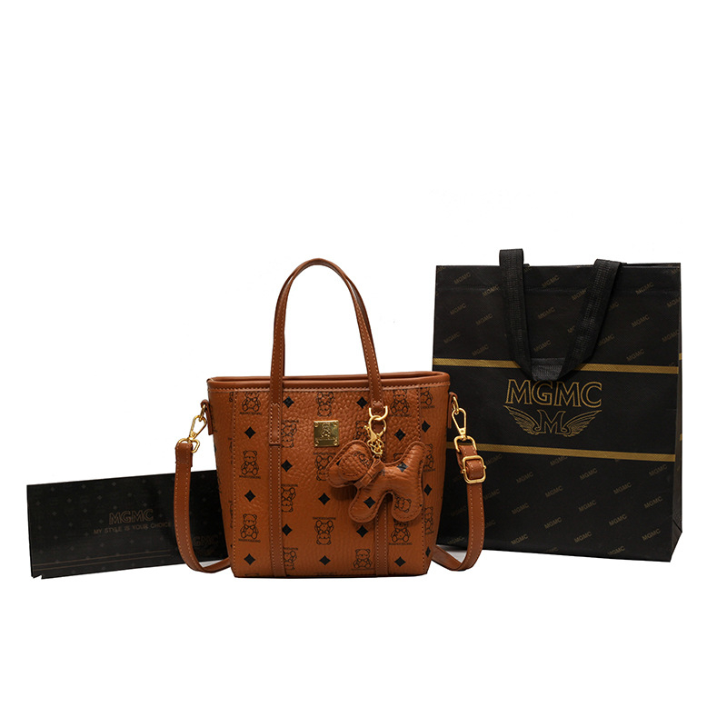 Premijerna mala žena torba u korejskom stilu, novi modni dizajn, svestrana za ramenu ili crossbody, teksturirana tiskana tote torba