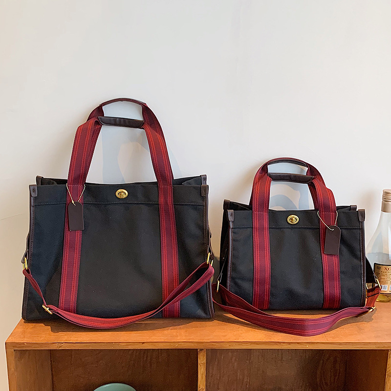 Ženska platnena torba velikog kapaciteta, casual tote, srednja veličina, crossbody za posao i svakodnevnu upotrebu