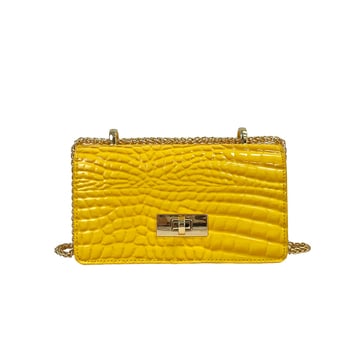 Minimalistička lančana crossbody torba, mala kvadratna torba za svakodnevnu upotrebu, PU koža