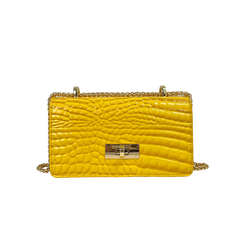 Minimalistička lančana crossbody torba, mala kvadratna torba za svakodnevnu upotrebu, PU koža
