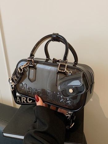 Ženska prozirna PVC torbica za crossbody s zatvaračem, ljeto 2025