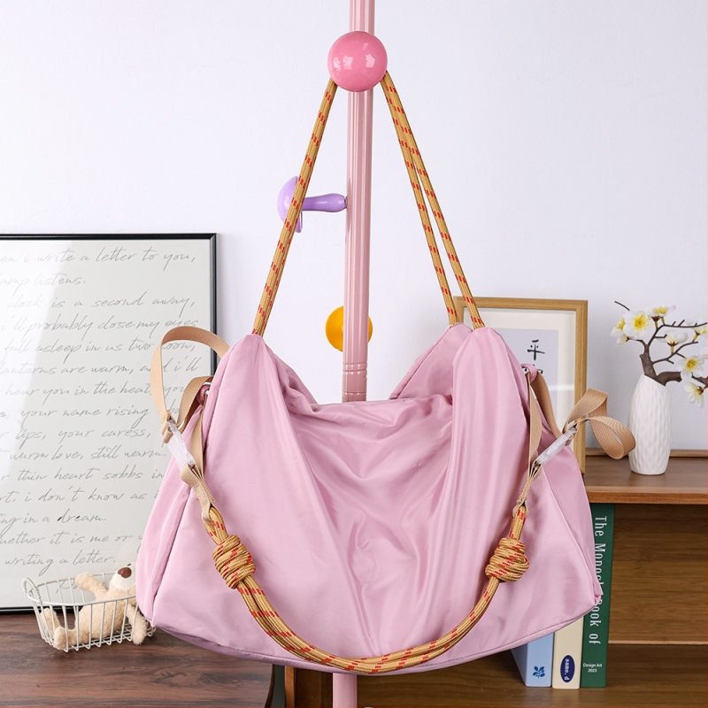2025 novi stil crossbody torba s jednim remenom, jednobojna, velika kapaciteta, casual najlon, ženska torba