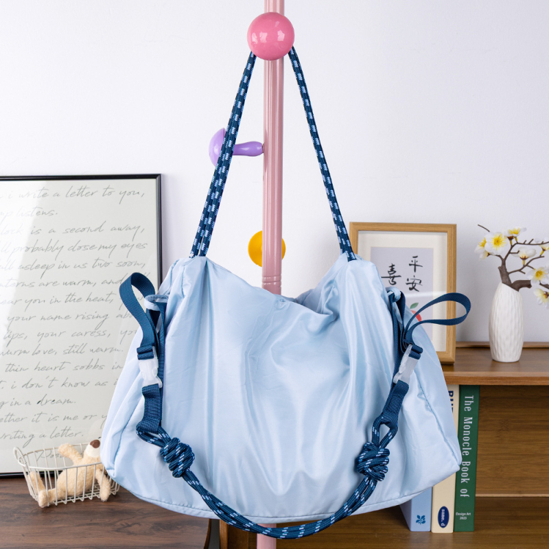 2025 novi stil crossbody torba s jednim remenom, jednobojna, velika kapaciteta, casual najlon, ženska torba