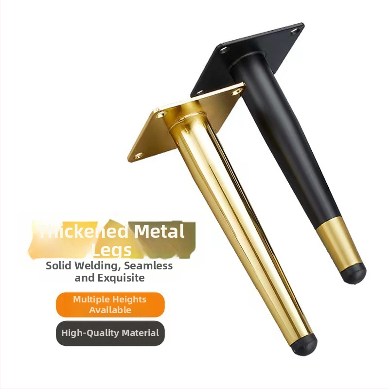 Picioare metalice pentru mobilier, stil ușor de lux, conic drept și conic înclinat, înălțimi 100/200/300 mm, din oțel inoxidabil