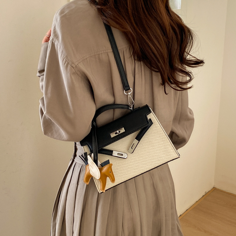 PU kožna Kelly torba, srednje veličine, gradski stil, ženska torba za ramena ili crossbody s zaključavanjem