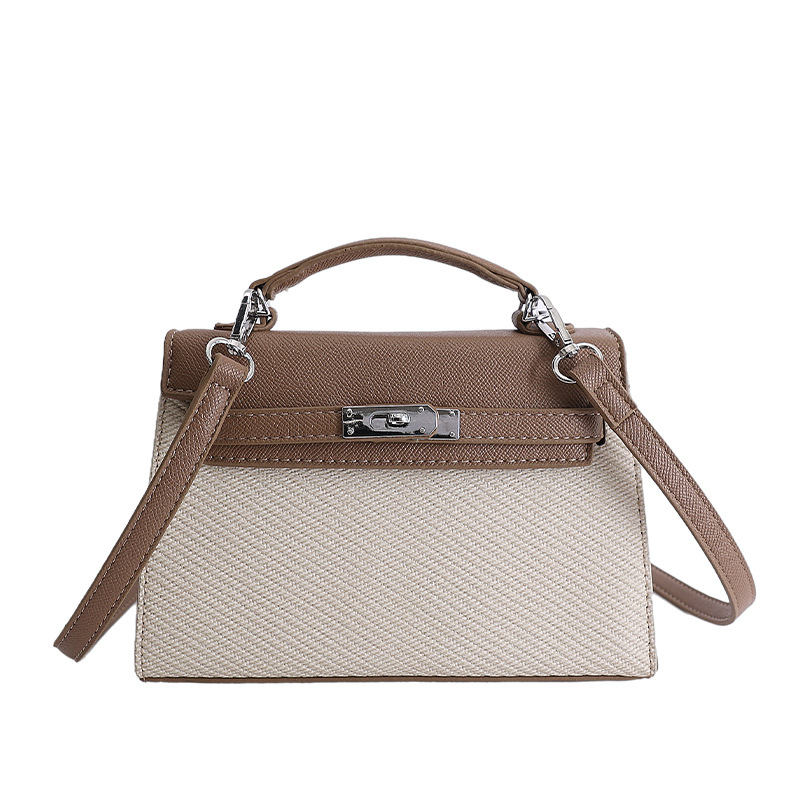 PU kožna Kelly torba, srednje veličine, gradski stil, ženska torba za ramena ili crossbody s zaključavanjem