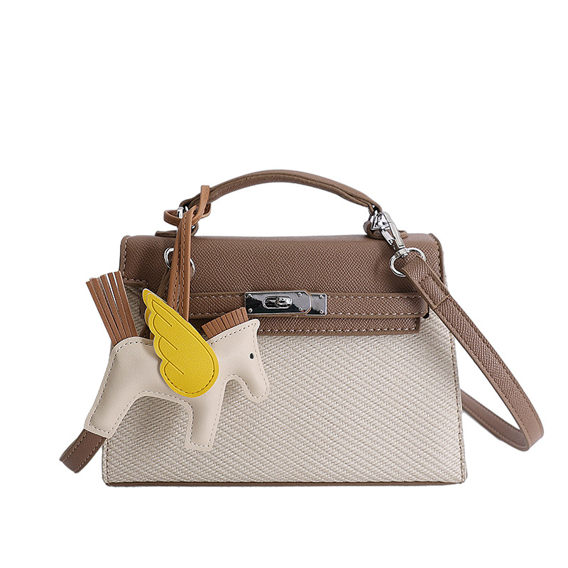 PU kožna Kelly torba, srednje veličine, gradski stil, ženska torba za ramena ili crossbody s zaključavanjem