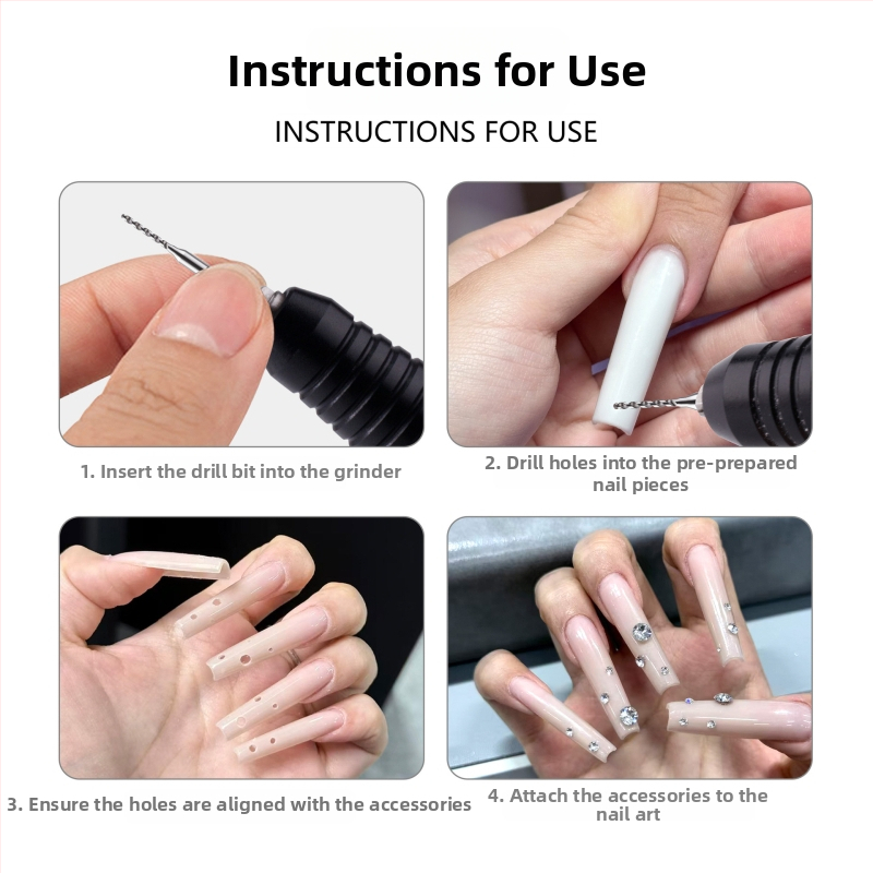 Vrh za nokte od volframa – glavna glava za brušenje površine i perforaciju, brzo bušenje noktiju, pomoćni alat