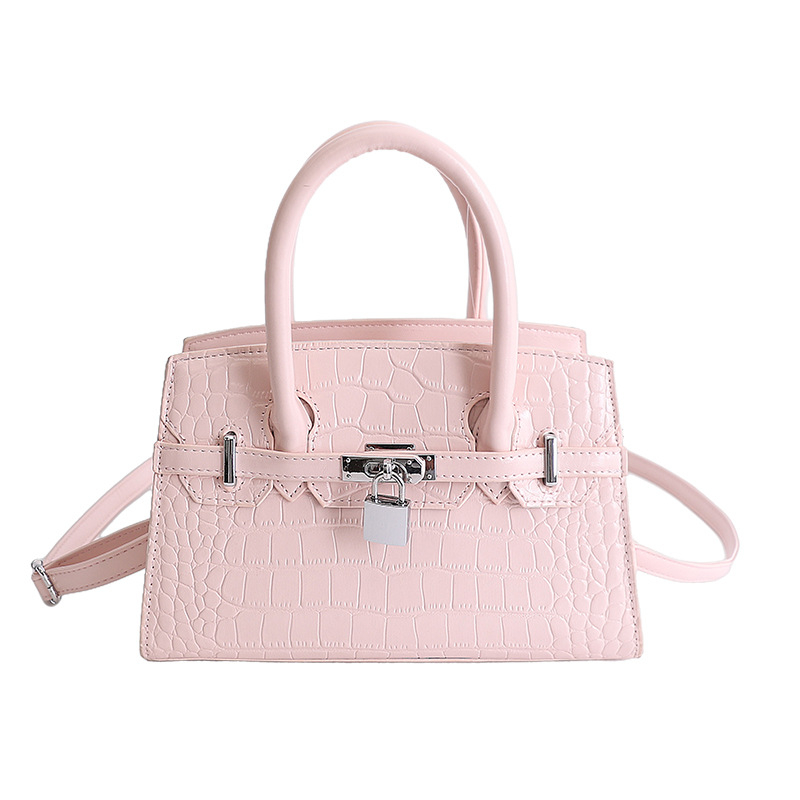 Premium ženska torba s uzorkom krokodila i platinskim završetkom, 2025 novi model, svestrana crossbody torba i mala kvadratna torba