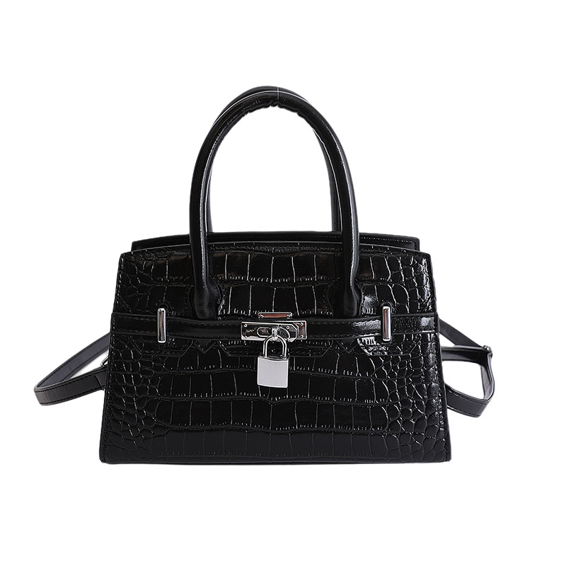 Premium ženska torba s uzorkom krokodila i platinskim završetkom, 2025 novi model, svestrana crossbody torba i mala kvadratna torba