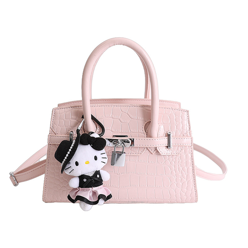 Premium ženska torba s uzorkom krokodila i platinskim završetkom, 2025 novi model, svestrana crossbody torba i mala kvadratna torba