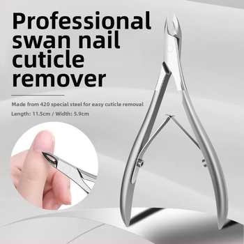 Swan škare za mrtvu kožu za salon noktiju – kliješta za kožicu s oštrim vrhom