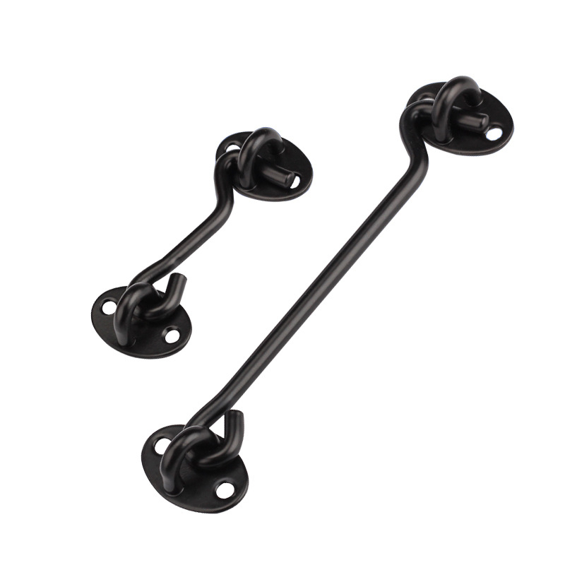 Cârlig de fereastră din oțel inoxidabil negru, îngroșat – accesorii pentru uși și ferestre