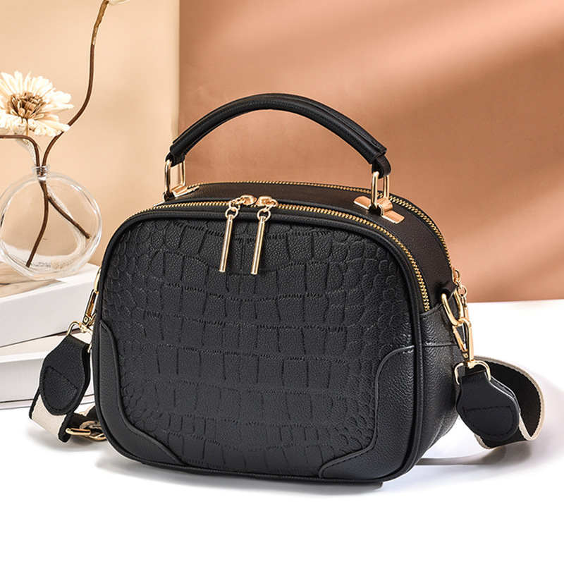 Ženska mala kvadratna torbica s kariranim uzorkom – PU torba za rameno i crossbody, gradski stil